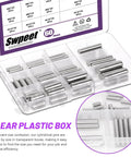 60 Piece M6 M8 M10 Dowel Pin Set In 304 Stainless Steel Dowel Pin Kit With Storage Box Cylindrical Shelf Pins For Quick Fixes