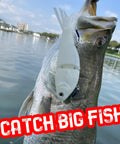 Slow Sinking Glide Bait With Fur Tail Lifelike Fishing Tackle For Trout Shad Bass Musky 6.7 Inch 3 Pack hooked on fish