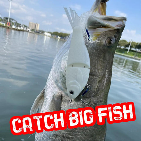 Slow Sinking Glide Bait With Fur Tail Lifelike Fishing Tackle For Trout Shad Bass Musky 6.7 Inch 3 Pack hooked on fish
