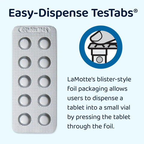 Nitrate Nitrogen Tablet Kit Refill For Water Testing Easy To Use Pro Grade Lab Reagents With Octa Slide 2 Comparator Reliable Lab Supply For Accurate Nitrate Readouts And Consistent Results, foil blister pack