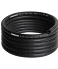 Coiled One Half Inch Fuel Hose Line With Push Lock SAE 30R7 NBR 15 Feet Heavy Duty Gas Diesel Oil Biodiesel Compatible 300 PSI