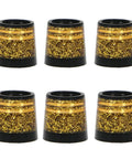 10 Pack Tapered Golf Iron Ferrules Glitter Inner Gold Finish 0.370 Sleeve For Tapered Shaft Wedge Iron Club Repair Parts