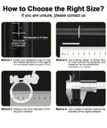 Guide for choosing size of Lightweight Aluminum Bike Seat Post Clamp With Quick Release