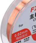 Spool of Pro Grade Dope Ultra Fine 0.1mm Enameled Copper Wire 30 AWG Silver For PCB Repair One Piece