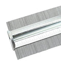 No Sweat Professional Metal Contour Gauge Quickly Traces Irregular Shapes For Woodworking Tile And Linoleum Floors With Tough Pins. Silver adjustable gauge with steel pins and ruler.
