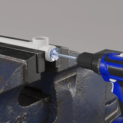 Ram Bit Socket Saver One And A Half Inch Hub Cleaner for drill removing SCH 40 from hub with half inch variable speed drill