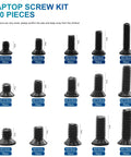 Laptop Screw Kit 450 Pcs M2 M2.5 M3 Countersunk Flat Head Phillips Mini Heavy Duty Screws Set, 15 types for laptop repair and maintenance