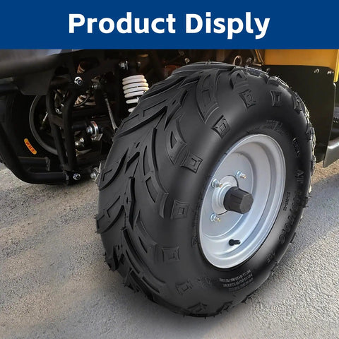 Go Kart And Mini Bike Tire 145/70-6 Tubeless Rear V-Tread, 6 Inch Rim Fitment On Mini Bike