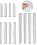 Straight Up Tough Clear Rubber Wall Saver Pads 12 Piece Kit displaying various sizes for easy furniture protection.