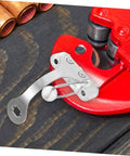 Two Pack Epee Socket Replacement Brackets Silver Durable Fencing Tool and Red Equipment on a Wooden Surface