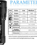 DL10R Dive Light 4500 Lumens Beast Mode Underwater Flashlight with lumen and beam distance specifications