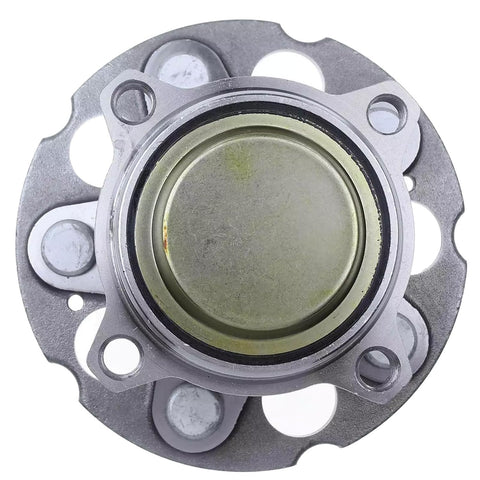 Top view of Beefed Up Rear Wheel Bearing Hubs Assembly Pair For Acura RDX 2013 To 2018 FWD And Honda CRV 2012 To 2016