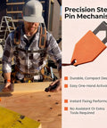 Carpenter using One Handed Rope Anchor Hook for Fast No Tools Needed Rope Securing Easy Quick Fix For Carpentry And Home Renovation