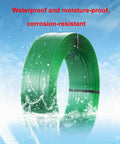 Rock Solid Green Pet Strapping Roll, 1000Ft By 5/8 Inch Wide Heavy Duty Baling Tape for waterproof load securing.