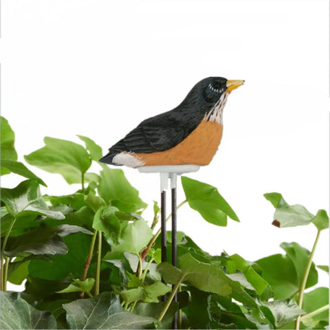 Bird-shaped Two Probe Soil Moisture Meter With Watering Alarm Bird Plant Water Tester And Hygrometer Sensor in plants.