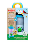 Box of Durable Light And Sound Camping Lantern Toy With Six Color Modes And Cool Sound Effects For Kids, 3+ years, showing lantern controls
