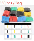 Top Notch 530 Piece Heat Shrink Tubing Assortment Kit For Electronic Wiring Polyolefin Insulation Sleeves To Protect And Organize All Your Cables Perfectly This Ultimate Wire Cable Repair Set Is A Total Game Changer For Any Serious DIY Tinkerer Or 530 pcs assorted heat shrink tubing in multiple colors and sizes