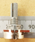 Center Click Detent Balance Control Potentiometer With Splined Shaft Linear B Taper B10K Resistance Replacement