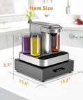 Pod Storage Drawer Organizer For Bartesian Capsules That Holds Forty Pods Stackable Countertop Bar Accessory Item Size