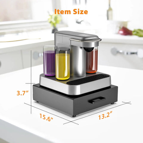 Pod Storage Drawer Organizer For Bartesian Capsules That Holds Forty Pods Stackable Countertop Bar Accessory Item Size