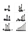 Beefy Heavy-Duty Alloy Steel Shoulder Bolts Set For Tough Applications, 1/2 Inch Diameter, 2 Inch Length, 3/8-16 Threads, Hex Socket