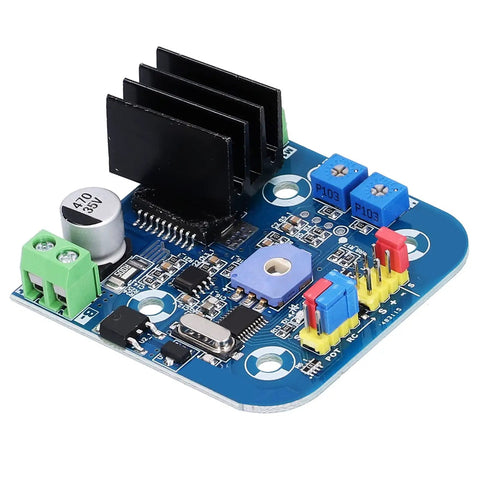 Beefy High Power Servo Control Board 12V To 24V For Remote Control Systems, 180 Kg.Cm Torque, 300 Degree Rotation, Stays Strong Under Load, Ideal For Robotic Projects, DIY RC Builds, And Heavy Duty Motion Control board with heatsink and terminals