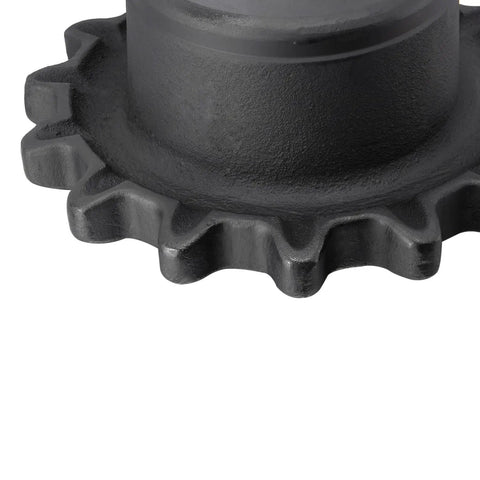Close-up of Heavy Duty Gear Drive Sprocket With 15 Teeth And 12 Bolts For Bobcat Skid Steer T180 T190 T550 T590 showing detailed tooth design.