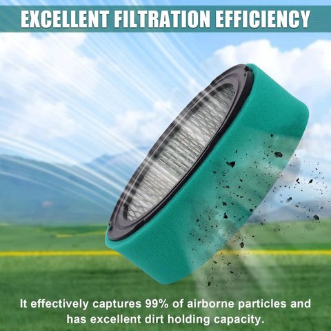 Engine Air Filter With Pre Filter For Kohler 47 083 03 S 47 083 03 S1 providing excellent filtration efficiency in lawn