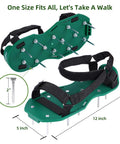 All New Velcro Lawn Aerator Shoes With Easy On Straps And Heavy Duty Spiked Sandals for Lawn Care No Installation Required