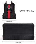 RV Sewer Hose Support With Nesting Design For Quick Setup And Easy Collapse Keeps Drainage Flowing With Rubber Band End Portable And Durable Available In 10 20 Or 30 Ft To Fit Your Dump Station, showing 30ft size and measurements