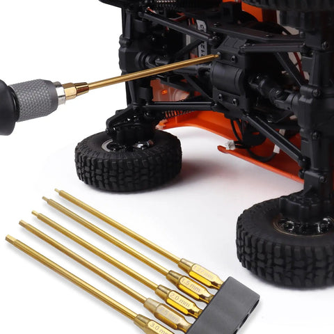 Titanium Quarter Inch RC Hex Driver Bit Set 1.27mm 1.5mm 2.0mm 2.5mm 3.0mm