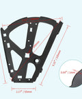Two Layer Shoe Cabinet Hinge Flip Frames Stainless Steel Replacement Fittings black frame dimensions