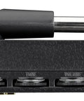 Side view of AmPlug 3 AC30 Headphone Guitar Amplifier With Stereo FX Tremolo And Speaker Emulation Built In Rhythms control knobs