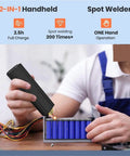 Portable Diy Handheld Spot Welder For Nickel Strip Welding On The Go Welding Tool Battery Pack Assembly Reliable Spot Welding Equipment For Fast Strong Joints in use.