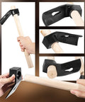 Carving Adze Set For Bowl Making With Straight Adze Large Curve Adze And Small Curve Adze Three Piece Kit for wood shaping