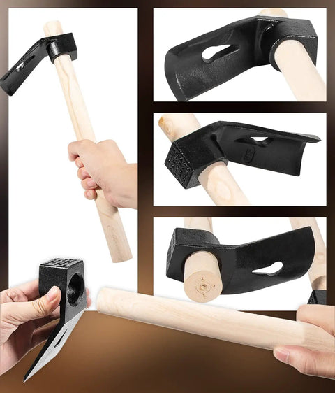 Carving Adze Set For Bowl Making With Straight Adze Large Curve Adze And Small Curve Adze Three Piece Kit for wood shaping