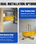 Foldable Wire Spool Rack With Pro Grade Heavy Duty Cable Dispenser Wall Or Floor Mount Ideal For Romex Wires On Job Sites