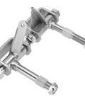 Go Kart Steering Spindle Bracket Set With Five Eighths Inch Axle, 3.75 Inch Long, Beefed Up Spindle Kit for DIY Go Karts, metal framework