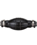 Marine Fuel Line Kit 6 Foot 3/8 Inch Hose With Tank and Engine Fittings Primer Bulb EPA Compliant CARB Approved close-up view.