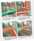 Self Adhesive Pipe Repair Tape Waterproof Sealant For Leaks DIY Friendly Insulation Airtight Fix For Pipes And Ducts in use