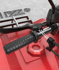 Seven Eighths Inch 22 Millimeter Clutch And Brake Lever Perch Replacement installed on dirt bike handlebars