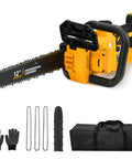 12 Inch Brushless Cordless Chainsaw Tool Only For 20V 60V Battery Systems, 1000W Copper Motor, accessories included