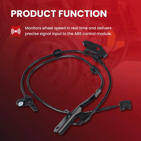 Heavy Duty ABS Wheel Speed Sensor For Toyota RAV4 2006 To 2018 Engines, durable ABS material, real-time speed monitoring.