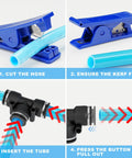Half Inch Outer Diameter Compressed Air Piping System And Push To Connect Shop Air Line Kit installation guide with TPEE tubing