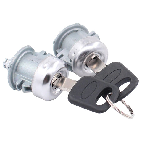 Set of 2 door lock cylinders with keys for Ford F Series F150 F250 F350 F450 Super Duty Windstar Expedition Excursion Explorer Sport Trac