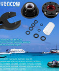 Hydraulic Steering Cylinder Seal Kit With Pin Wrench For Seastar Front Mount Marine Steering Systems HC5340 HC5341 HC5348