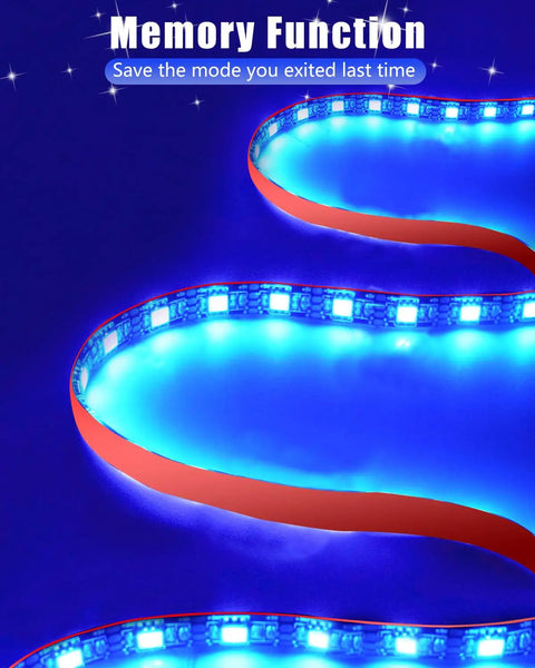 Bright AF 2 In 1 LED Light Strip For Scooters Bikes And Skateboards Night Riding Safety With Blue Flashing Mode 5V Flexible Waterproof Tape For Visible City Commute