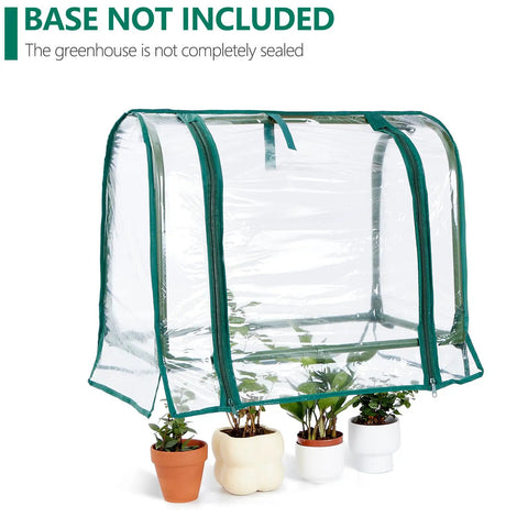 Compact Indoor Tabletop Greenhouse With Humidity Dome For Easy Germination And Seedling Propagation, Space Saving 23 By 12 By 16.5 Inches, Perfect For 10x20 Trays And Heating Mats, Great Startup Garden Gear For Home Growers