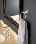 Weymouth Chrome Hand Towel Ring Go To Bathroom And Kitchen Easy Access Towels Mirror Like Finish Wall Mounted Hardware Durable Steel