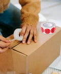 Round QC Labels 1 Roll Must-Have High-Contrast Quality Control Stickers With Peeling-Resistant Coated Paper Adhesive For Production Testing, Warehouse Supplies, Inventory, And Quality Assurance on box